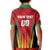 Custom Amazon Warriors Guyana Cricket Kid Polo Shirt Ready For Glory Red Version - Wonder Print Shop