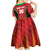 Custom Amazon Warriors Guyana Cricket Kid Short Sleeve Dress Ready For Glory Red Version - Wonder Print Shop