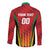 Custom Amazon Warriors Guyana Cricket Long Sleeve Button Shirt Ready For Glory Red Version - Wonder Print Shop