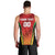 Custom Amazon Warriors Guyana Cricket Men Tank Top Ready For Glory Red Version - Wonder Print Shop