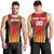 Custom Amazon Warriors Guyana Cricket Men Tank Top Ready For Glory Red Version - Wonder Print Shop