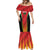 Custom Amazon Warriors Guyana Cricket Mermaid Dress Ready For Glory Red Version - Wonder Print Shop