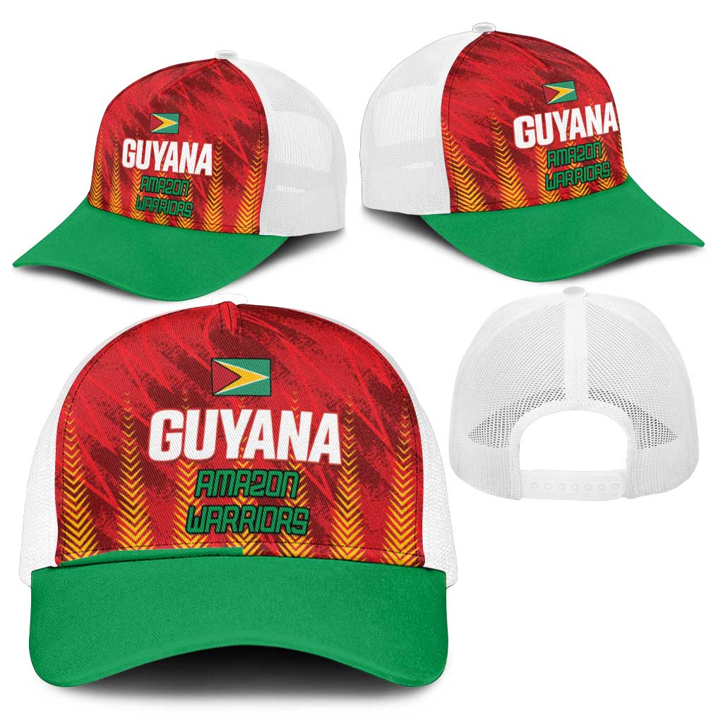 Amazon Warriors Guyana Cricket Mesh Trucker Cap Ready For Glory Red Version - Wonder Print Shop