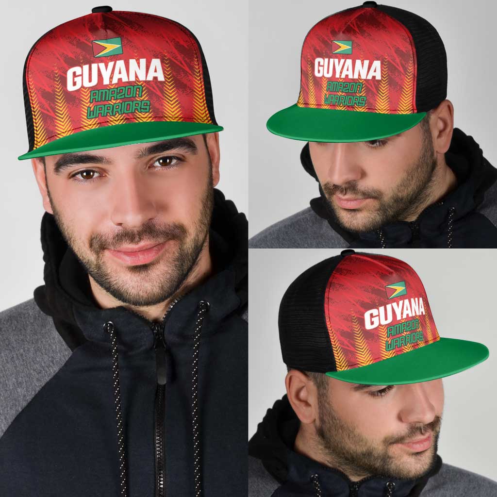 Amazon Warriors Guyana Cricket Mesh Trucker Cap Ready For Glory Red Version - Wonder Print Shop