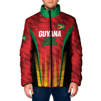 Custom Amazon Warriors Guyana Cricket Padded Jacket Ready For Glory Red Version - Wonder Print Shop