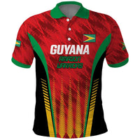 Custom Amazon Warriors Guyana Cricket Polo Shirt Ready For Glory Red Version - Wonder Print Shop