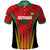 Custom Amazon Warriors Guyana Cricket Polo Shirt Ready For Glory Red Version - Wonder Print Shop