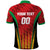 Custom Amazon Warriors Guyana Cricket Polo Shirt Ready For Glory Red Version - Wonder Print Shop