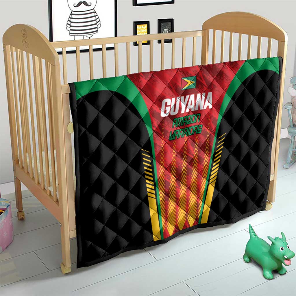 Custom Amazon Warriors Guyana Cricket Quilt Ready For Glory Red Version - Wonder Print Shop