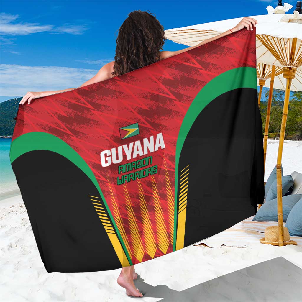 Custom Amazon Warriors Guyana Cricket Sarong Ready For Glory Red Version - Wonder Print Shop