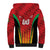 Custom Amazon Warriors Guyana Cricket Sherpa Hoodie Ready For Glory Red Version - Wonder Print Shop
