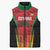 Custom Amazon Warriors Guyana Cricket Sleeveless Puffer Jacket Ready For Glory Red Version - Wonder Print Shop
