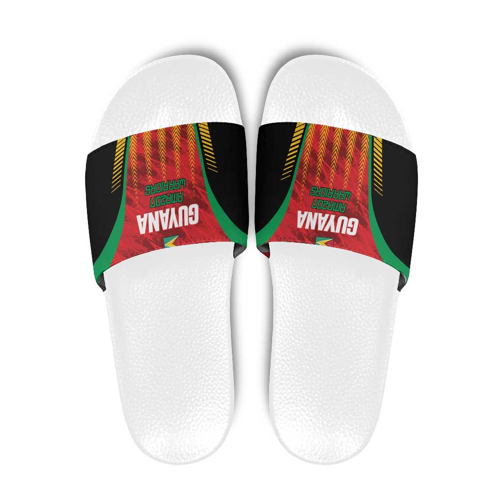 Amazon Warriors Guyana Cricket Slide Sandals Ready For Glory Red Version - Wonder Print Shop