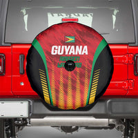 Custom Amazon Warriors Guyana Cricket Spare Tire Cover Ready For Glory Red Version - Wonder Print Shop