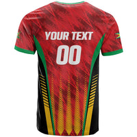 Custom Amazon Warriors Guyana Cricket T Shirt Ready For Glory Red Version - Wonder Print Shop