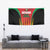 Custom Amazon Warriors Guyana Cricket Tapestry Ready For Glory Red Version - Wonder Print Shop