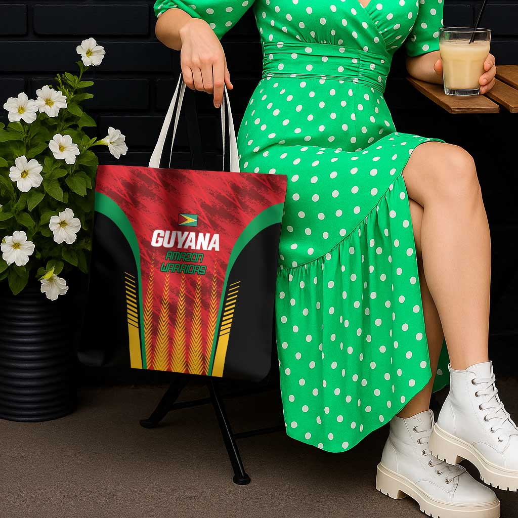 Amazon Warriors Guyana Cricket Tote Bag Ready For Glory Red Version - Wonder Print Shop