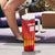 Custom Amazon Warriors Guyana Cricket Tumbler With Handle Ready For Glory Red Version - Wonder Print Shop