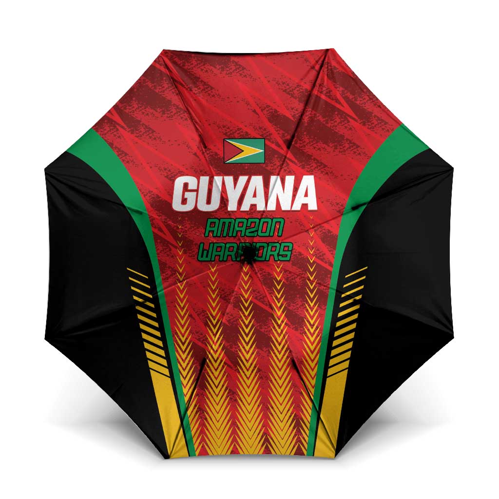 Amazon Warriors Guyana Cricket Umbrella Ready For Glory Red Version - Wonder Print Shop