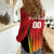 Custom Amazon Warriors Guyana Cricket Women Casual Shirt Ready For Glory Red Version - Wonder Print Shop