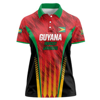 Custom Amazon Warriors Guyana Cricket Women Polo Shirt Ready For Glory Red Version - Wonder Print Shop