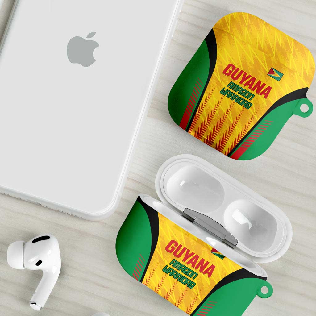 Amazon Warriors Guyana Cricket AirPods Case Ready For Glory Yellow Version - Wonder Print Shop