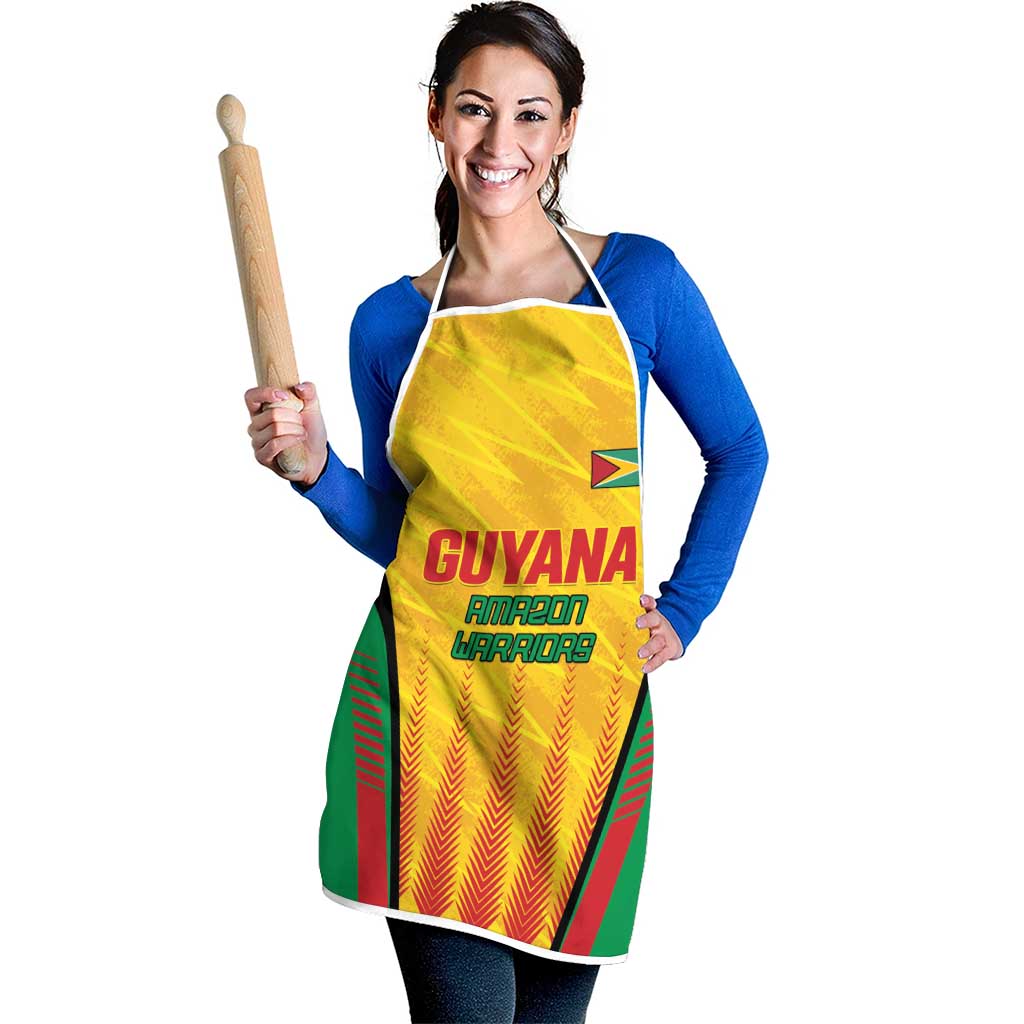 Amazon Warriors Guyana Cricket Apron Ready For Glory Yellow Version - Wonder Print Shop