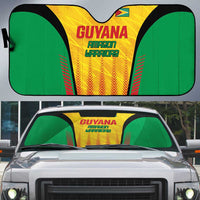 Amazon Warriors Guyana Cricket Auto Sun Shade Ready For Glory Yellow Version - Wonder Print Shop