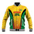 Custom Amazon Warriors Guyana Cricket Baseball Jacket Ready For Glory Yellow Version - Wonder Print Shop