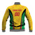 Custom Amazon Warriors Guyana Cricket Baseball Jacket Ready For Glory Yellow Version - Wonder Print Shop
