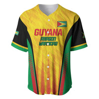 Custom Amazon Warriors Guyana Cricket Baseball Jersey Ready For Glory Yellow Version - Wonder Print Shop