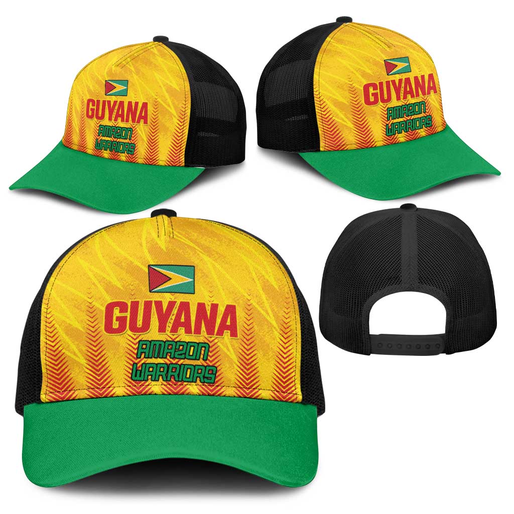 Amazon Warriors Guyana Cricket Baseball Net Cap Ready For Glory Yellow Version - Wonder Print Shop