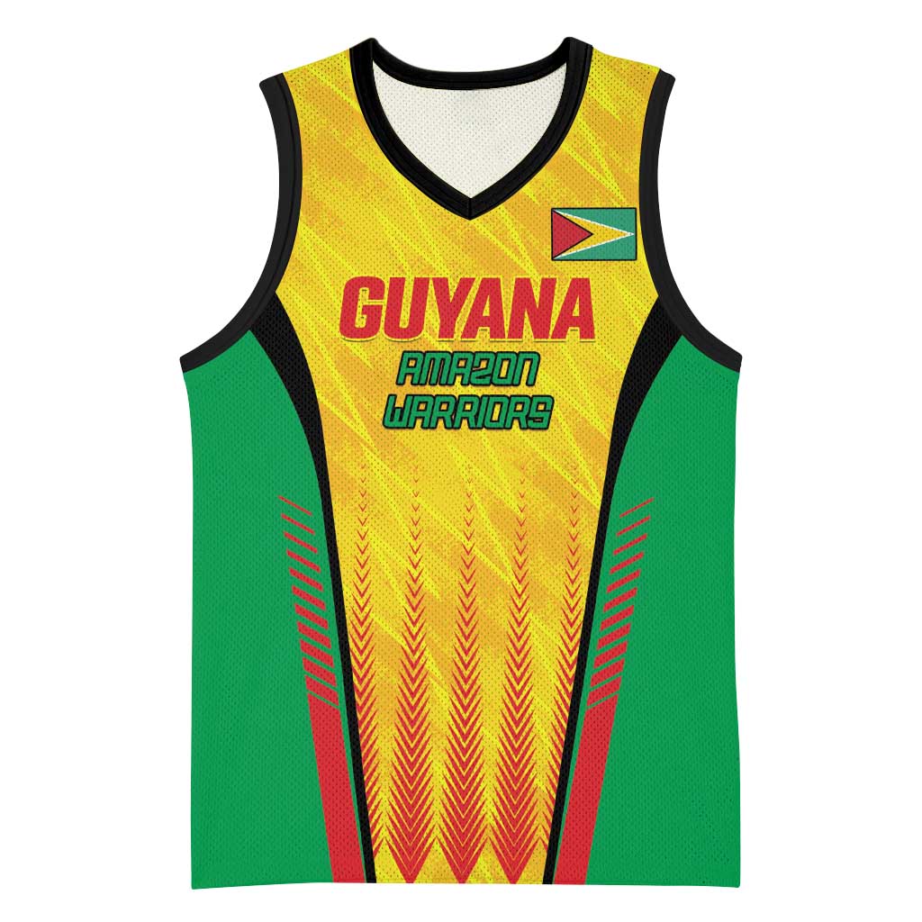 Custom Amazon Warriors Guyana Cricket Basketball Jersey Ready For Glory Yellow Version - Wonder Print Shop