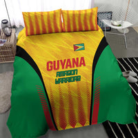 Custom Amazon Warriors Guyana Cricket Bedding Set Ready For Glory Yellow Version - Wonder Print Shop