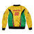 Custom Amazon Warriors Guyana Cricket Bomber Jacket Ready For Glory Yellow Version - Wonder Print Shop