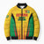 Custom Amazon Warriors Guyana Cricket Bomber Puffer Jacket Ready For Glory Yellow Version - Wonder Print Shop