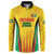 Custom Amazon Warriors Guyana Cricket Button Sweatshirt Ready For Glory Yellow Version - Wonder Print Shop