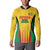 Custom Amazon Warriors Guyana Cricket Button Sweatshirt Ready For Glory Yellow Version - Wonder Print Shop