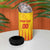 Custom Amazon Warriors Guyana Cricket 4 in 1 Can Cooler Tumbler Ready For Glory Yellow Version - Wonder Print Shop