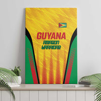 Custom Amazon Warriors Guyana Cricket Canvas Wall Art Ready For Glory Yellow Version - Wonder Print Shop