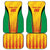 Custom Amazon Warriors Guyana Cricket Car Mats Ready For Glory Yellow Version - Wonder Print Shop