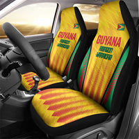 Custom Amazon Warriors Guyana Cricket Car Seat Cover Ready For Glory Yellow Version - Wonder Print Shop