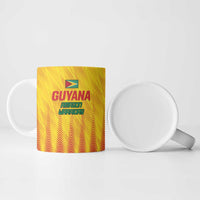 Custom Amazon Warriors Guyana Cricket Ceramic Mug Ready For Glory Yellow Version - Wonder Print Shop