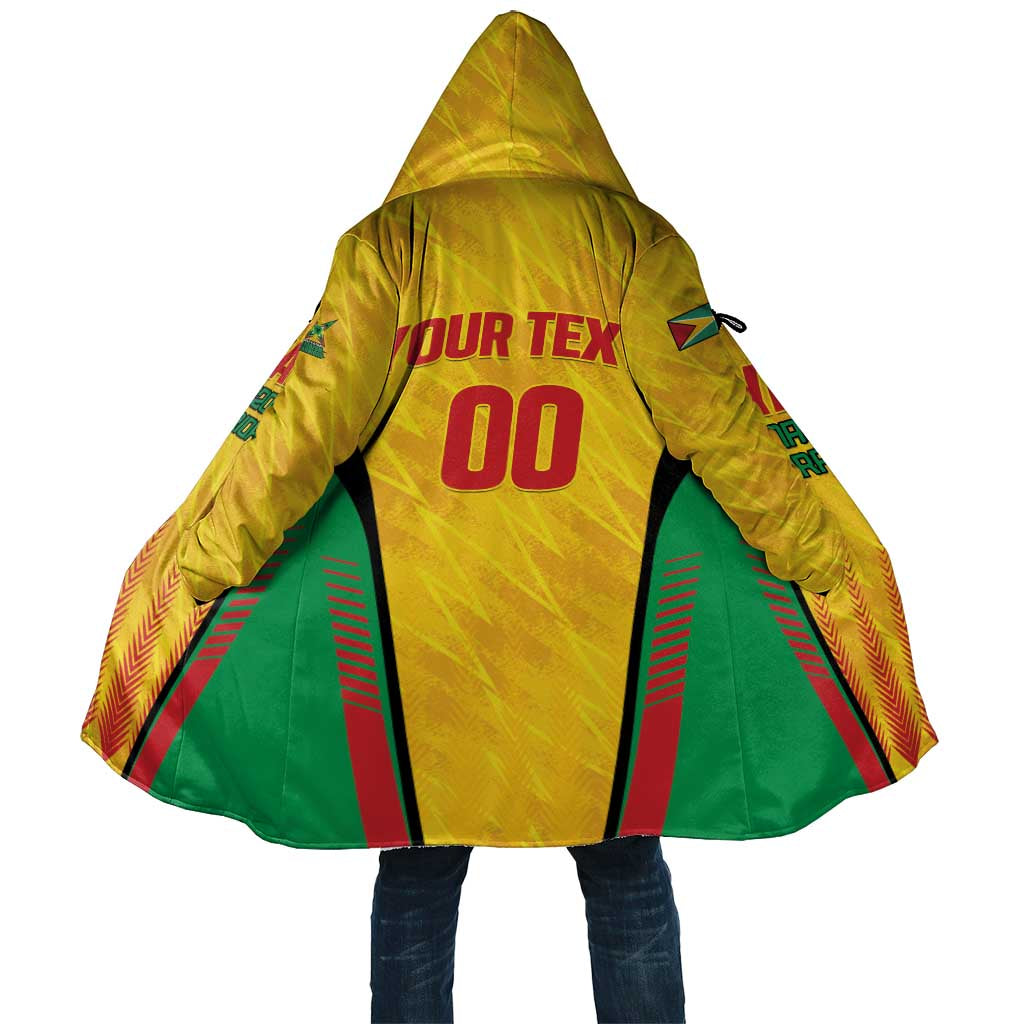Custom Amazon Warriors Guyana Cricket Cloak Ready For Glory Yellow Version - Wonder Print Shop