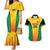 Custom Amazon Warriors Guyana Cricket Couples Matching Mermaid Dress and Hawaiian Shirt Ready For Glory Yellow Version - Wonder Print Shop