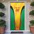 Custom Amazon Warriors Guyana Cricket Door Cover Ready For Glory Yellow Version - Wonder Print Shop