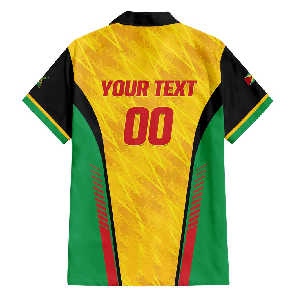 Custom Amazon Warriors Guyana Cricket Family Matching Long Sleeve Bodycon Dress and Hawaiian Shirt Ready For Glory Yellow Version - Wonder Print Shop