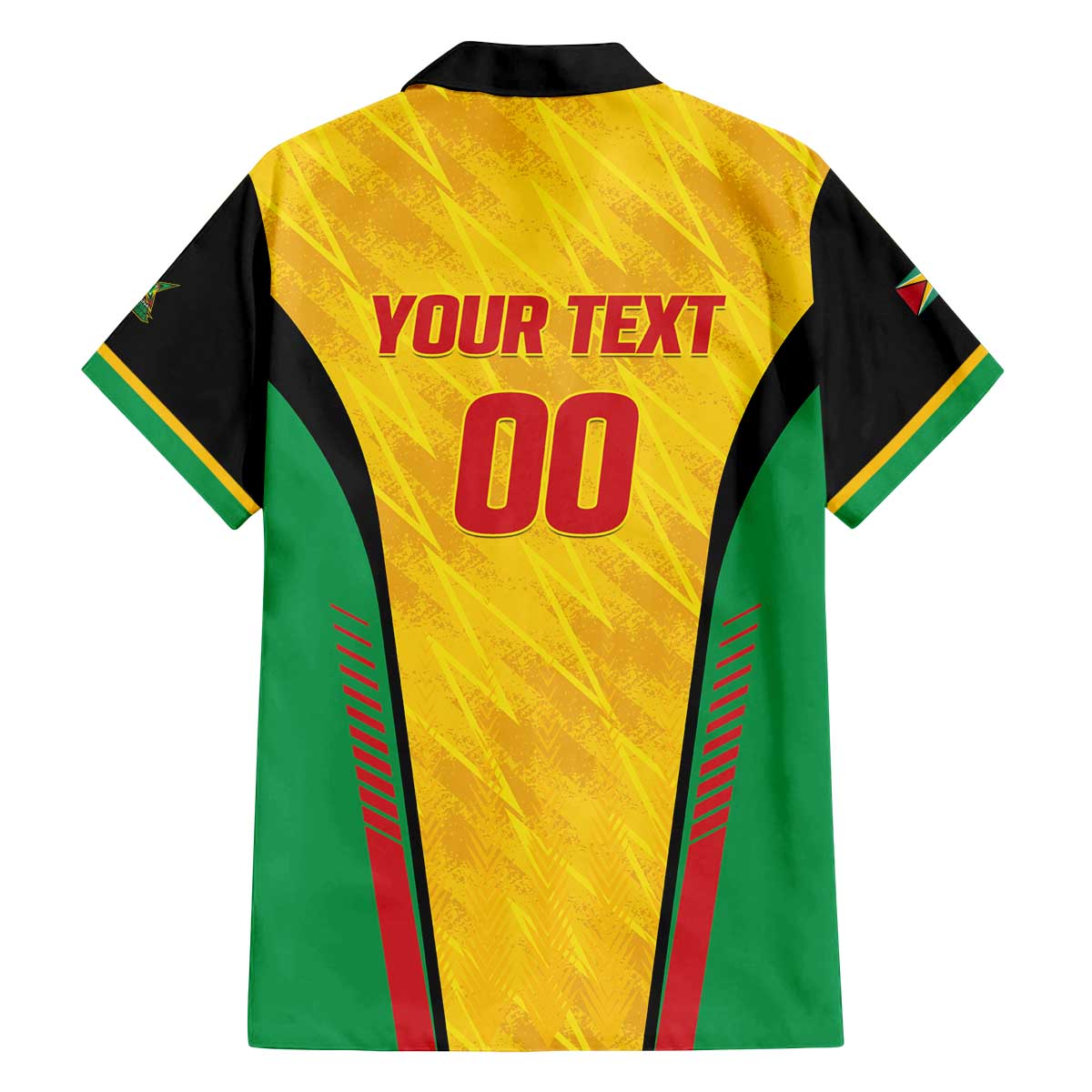 Custom Amazon Warriors Guyana Cricket Family Matching Off The Shoulder Long Sleeve Dress and Hawaiian Shirt Ready For Glory Yellow Version - Wonder Print Shop