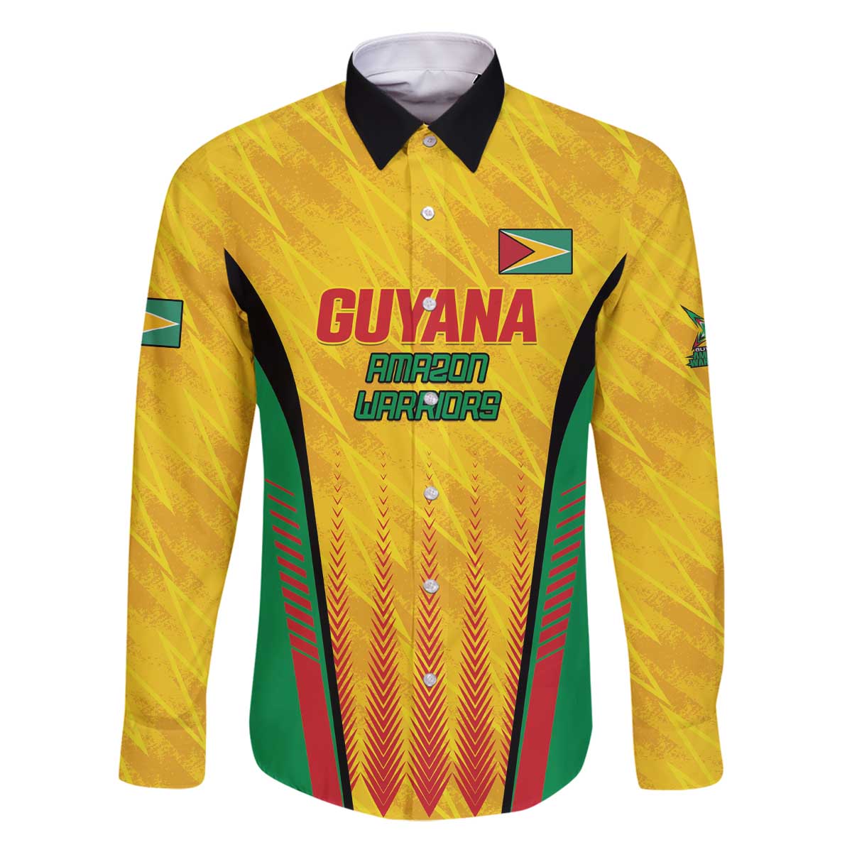 Custom Amazon Warriors Guyana Cricket Family Matching Off The Shoulder Long Sleeve Dress and Hawaiian Shirt Ready For Glory Yellow Version - Wonder Print Shop