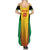 Custom Amazon Warriors Guyana Cricket Family Matching Summer Maxi Dress and Hawaiian Shirt Ready For Glory Yellow Version - Wonder Print Shop
